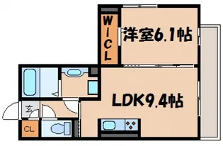 サニーハイム宮の町【1階】の間取り