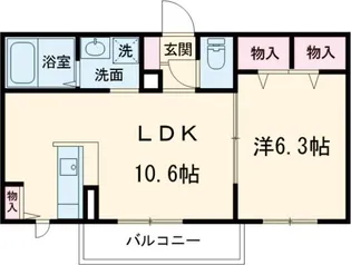 シャーメゾンII原分ヒルズ【2階】の間取り
