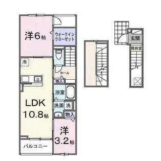 ソレイユ【3階】の間取り