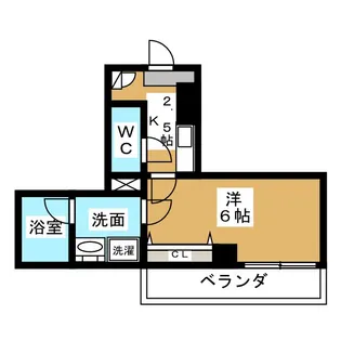 PalaceU-Kari【1階】の間取り