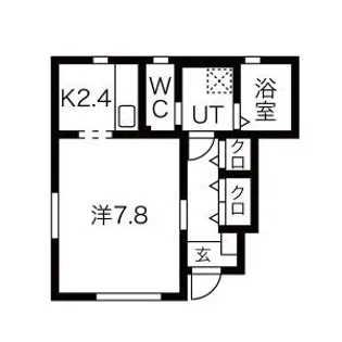 GRAND PARACE浪江 II【1階】の間取り