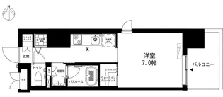 ケイジェイレジデンス武蔵小杉【5階】の間取り