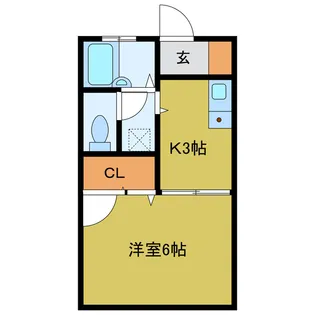 シャーメゾン平松【2階】の間取り