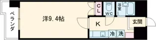 カルチェ千歳烏山【1階】の間取り