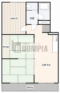 Sunny Place【4階】の間取り