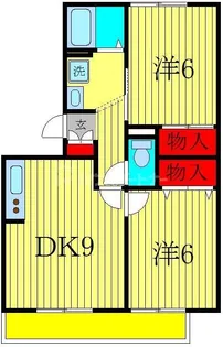 ハイカムールN【1階】の間取り