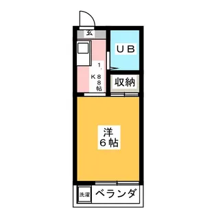 コーポ栄【3階】の間取り