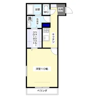 Radiante -ラディアンテ-【3階】の間取り