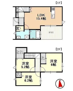 静岡県浜松市中央区和合町【一戸建】の間取り