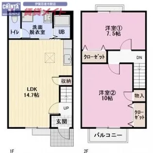 BrancheB棟【1階】の間取り