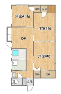 熊本県菊池郡菊陽町武蔵ヶ丘北3【一戸建】の間取り