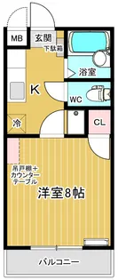 シンセイマンション【3階】の間取り