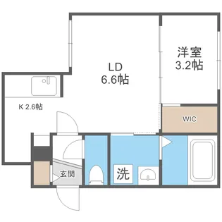moderno HASSAMU【1階】の間取り