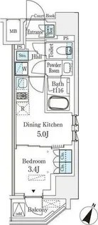 東京都千代田区神田神保町1【マンション】の間取り