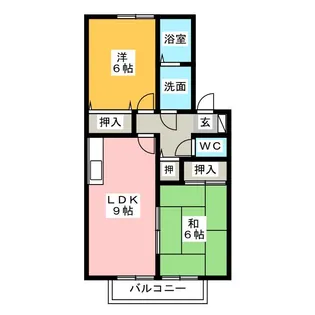 カーディナルヒル【1階】の間取り