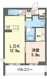 プレディーナ武蔵浦和【3階】の間取り