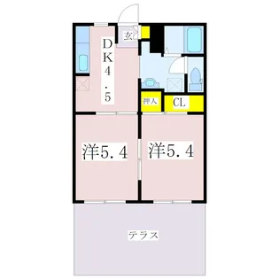 鹿児島県鹿児島市宇宿5【アパート】の間取り