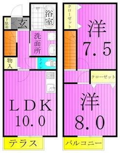 グランシャリオの間取り