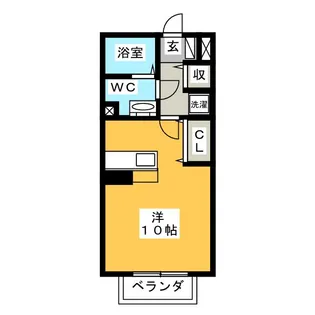 サンハイツina【2階】の間取り