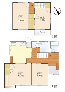 香川県高松市亀田南町【一戸建】の間取り