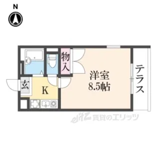 レオパレスMITO2【1階】の間取り