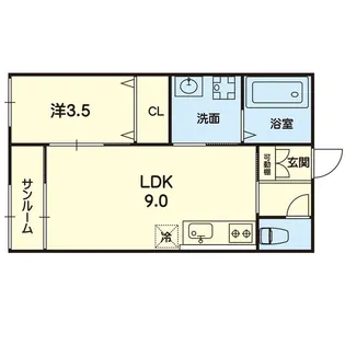 ステラ熊本エアポートサイド【1階】の間取り