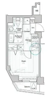シーフォルム戸越公園【8階】の間取り