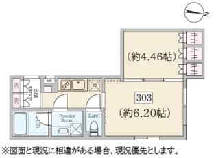 ReveResidence初台【3階】の間取り