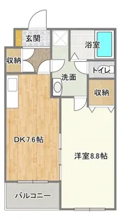 LAUREL COURT田町【11階】の間取り