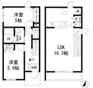 フォレストメゾン大岡山【1階】の間取り