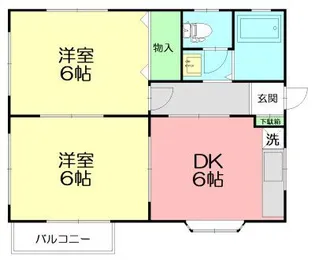 グレースパレスC【2階】の間取り
