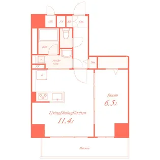 Geminos CHIGASAKI【4階】の間取り
