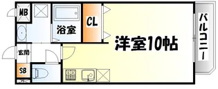 レーベンス柏木【1階】の間取り