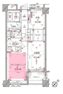 東京都中央区新川2【マンション】の間取り