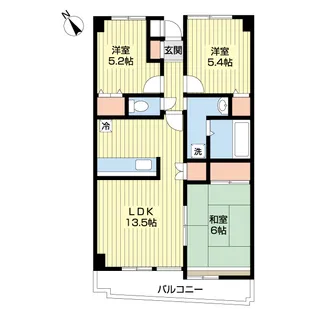 アルデール【4階】の間取り