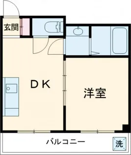 グレースハイム横山【3階】の間取り