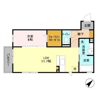 パークドオートム A【2階】の間取り