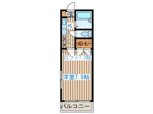 メイプルハイツ【2階】の間取り