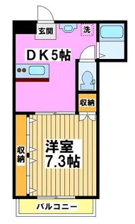 東京都調布市深大寺東町6【マンション】の間取り