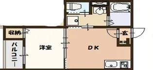 ユーコート四貫島【2階】の間取り