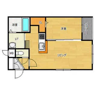 ラ・カーサ・フェリーチェ琴似【4階】の間取り