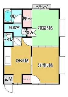 新潟県長岡市三ツ郷屋1【アパート】の間取り