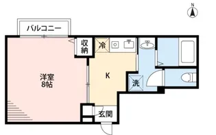 セレステ志木A号棟【1階】の間取り