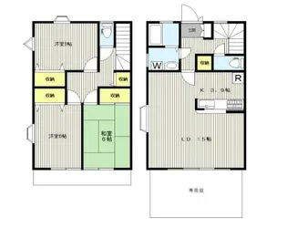 神奈川県横浜市港北区小机町【一戸建】の間取り
