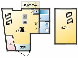 東京都千代田区神田猿楽町2【マンション】の間取り