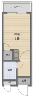 レインボーエム【2階】の間取り