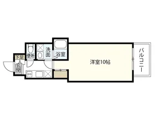 セラム白島九軒町【2階】の間取り
