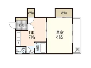 中国ビル【3階】の間取り