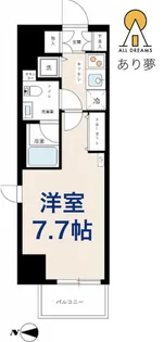 HY’s YOKOHAMA Felice【7階】の間取り