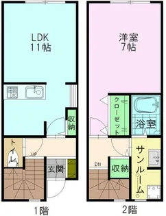 アンヌール88【1階】の間取り